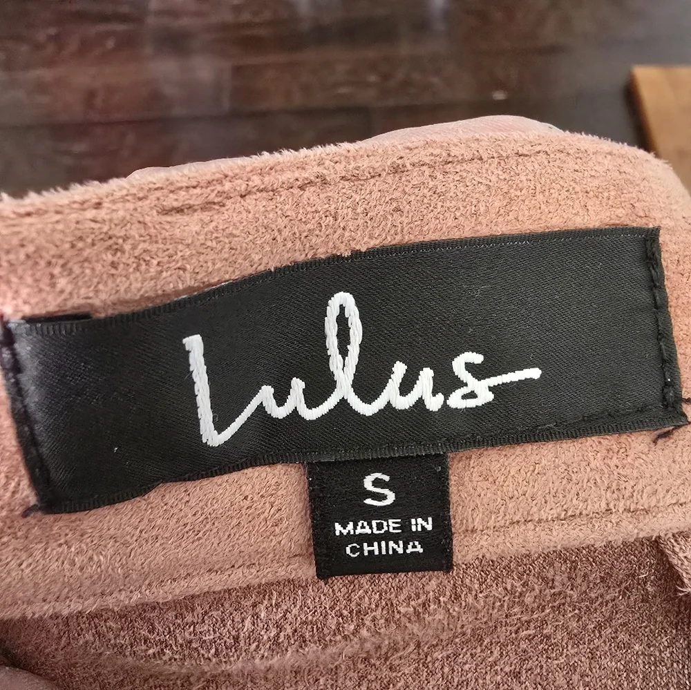 Lulus "Shenandoah" Faux Suede Mini Skirt - Picture 7 of 8